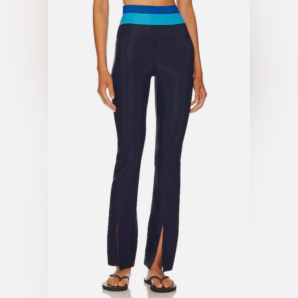 Black High-Waisted Flared Pants